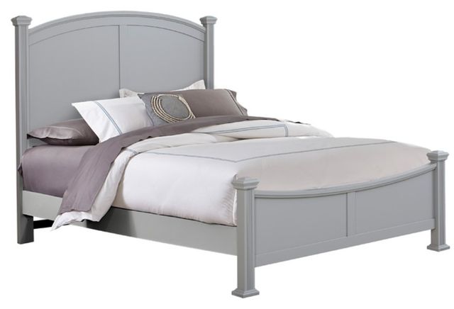 Vaughan-Bassett Bonanza Gray King Poster Bed-0