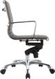 Moe's Home Collection Omega Grey Swivel Low Back Office Chair-2