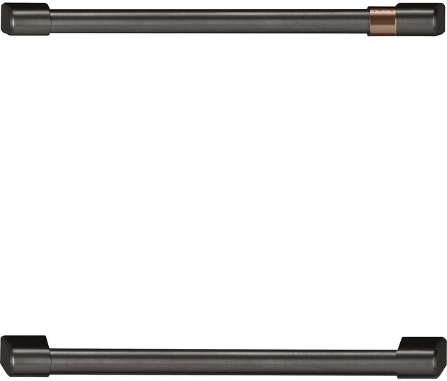 Café™ Brushed Black Under the Counter Refrigerator Handle Kit-0