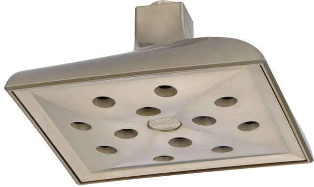 Brizo Virage® Brilliance® Brushed Nickel 4" Ceiling Mount Showerhead with H2OKinetic Technology-0