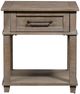 Liberty Furniture Parkland Falls Weathered Taupe Rectangular End Table-2