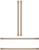 Café™ Brushed Bronze Refrigeration Handle Kit-0