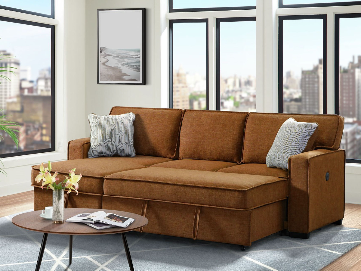 Porter Teal Storage Chofa | Bob Mills Furniture