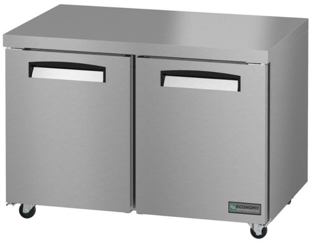 Hoshizaki Economy 48" 12.1 Cu. Ft. Stainless Steel Two Section Energy Star Undercounter Freezer-1