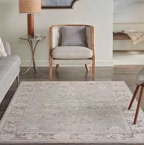 Nourison Home™ Infinite Blue Ivory 5'x8' Area Rug-1