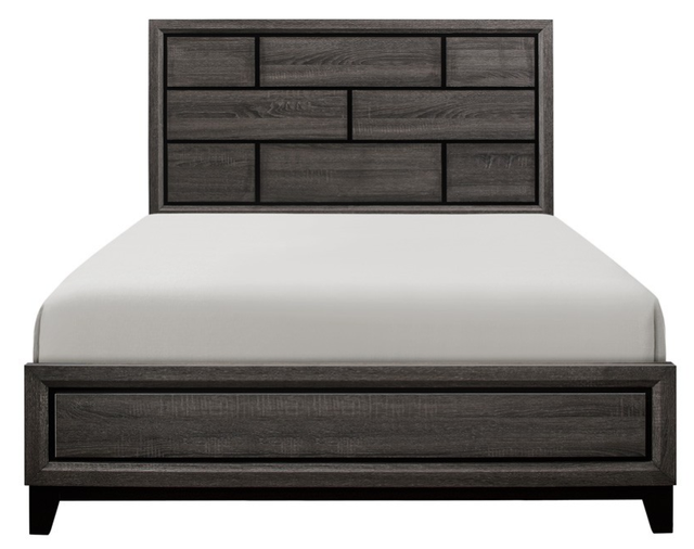 Homelegance® Davi Gray Eastern King Panel Bed-2