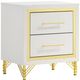 Coaster® Lucia 4-Piece Beige/White Queen Bedroom Set-3