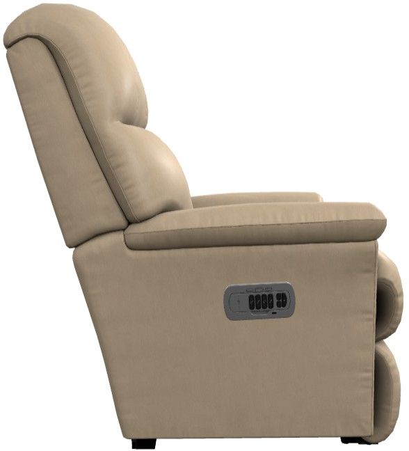 La-Z-Boy® Reed Marshmallow Leather Power Wall Recliner with Headrest and Lumbar-3