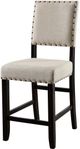 Furniture of America® Sania II 4-Piece Antique Black Counter Height Dining with Bench -3