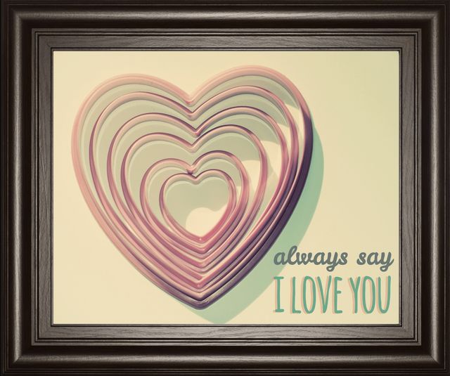 Classy Living Layered Heart Whimsy Wall Art-0