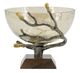 A & B Home Nickel Twig Bowl-2