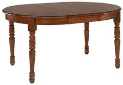 TEI Burnished Walnut Round table