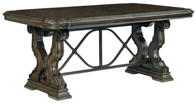 Signature Design by Ashley® Maylee Dark Brown Dining Table-0