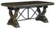 Signature Design by Ashley® Maylee Dark Brown Dining Table-0