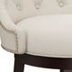 HH2 Home Halbrooke Chocolate/Cream Bar Height Stool-4