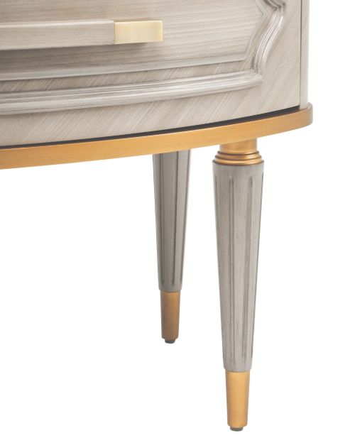 Michael Amini® St. Charles Dove Gray 2-Drawer Nightstand-3