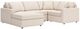 Signature Design by Ashley® Modmax 5-Piece Oyster Left Arm Facing Sectional with Chaise-0