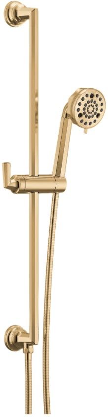 Brizo Beauclere® Brilliance® Polished Gold Multi-Function Slide-Bar Hand Shower-0