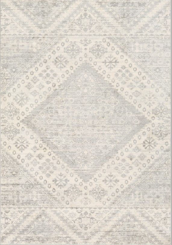 Surya Monaco Gray/Ivory 4'x6' Area Rug-1