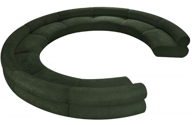 Meridian Furniture Bale 9-Piece Green Modular Sectional-0