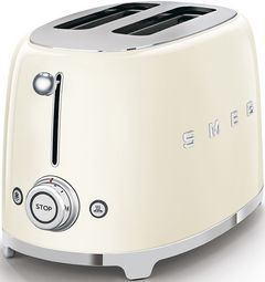 Smeg 50's Retro Style Cream 2 Slice Toaster