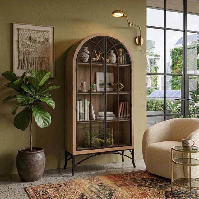 Sunny Designs™ Ella Oak Grove Cabinet-1