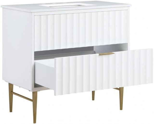 Meridian Furniture Modernist White 36" Bathroom Vanity-1