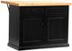 American Heartland Manufacturing Poplar Flip-Up Top Kitchen Island-0
