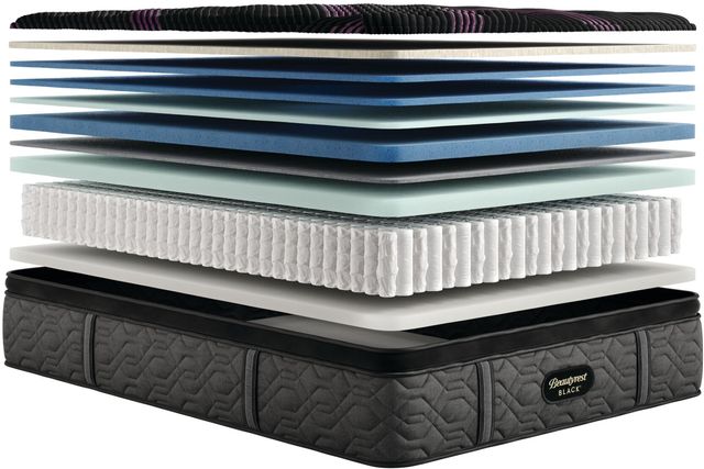 Beautyrest Black® Series 2 Pocketed Coil® 16.25" Plush Pillow Top King Mattress-2