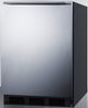 Summit® 24" 5.5 Cu. Ft. Stainless Steel Compact Refrigerator-1