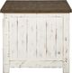 Signature Design by Ashley® Wystfield Brown End Table with White Base-3