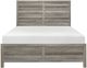Homelegance® Mandan Gray Full Panel Bed-2