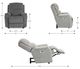 La-Z-Boy® Dorian Granite Power Wall Recliner with Headrest and Lumbar-2
