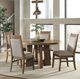 Intercon Landmark Weathered Oak Round Dining Table-1