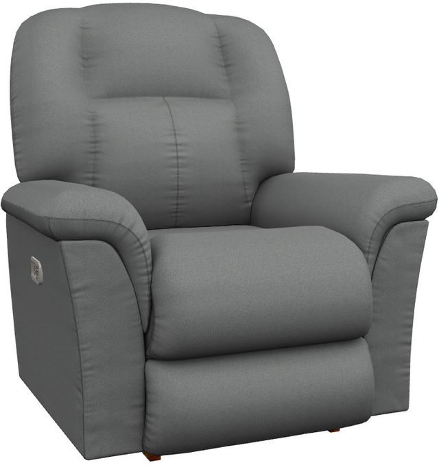 La-Z-Boy® Jasper Ice Power Rocking Recliner with Headrest-0
