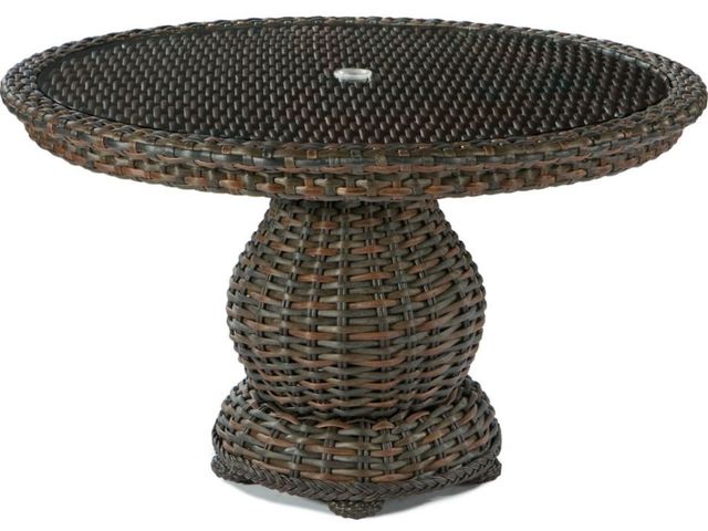 Lane Venture® South Hampton Tuscan Brown Round Dining Table-0