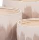 Sagebrook Home Valdiva 3-Piece Pink Vase Set-3