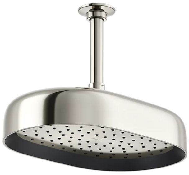 KOHLER® Statement® Vibrant Polished Nickel 2.5 GPM 12" Single-Function Rainhead-0