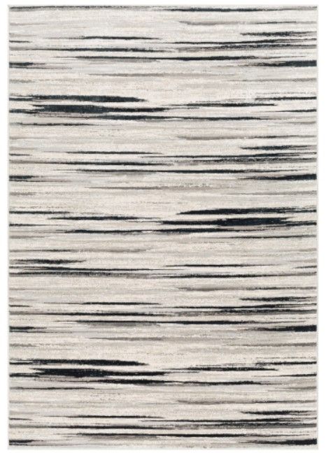 Surya Impulse Black/Cream 4'x6' Area Rug-0