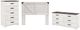 Signature Design by Ashley® Shawburn 3-Piece Whitewash/Charcoal Gray Queen Panel Headboard Bed Set-0