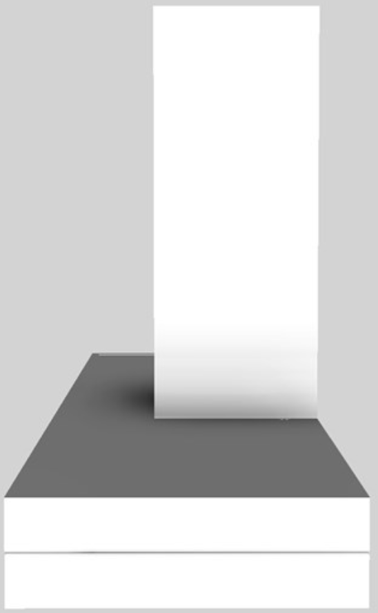 Vent-A-Hood® K Series 48" White Contemporary Wall Mounted Range Hood-1