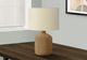 Monarch Specialties Inc. Brown Rattan Table Lamp-2