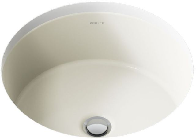 Kohler Verticyl® Biscuit 15.75" Round Undermount Bathroom Sink-4