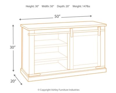 Signature Design by Ashley® Budmore Medium TV Stand-3