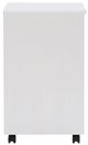 Linon Rudy White Rolling Storage Cart-5