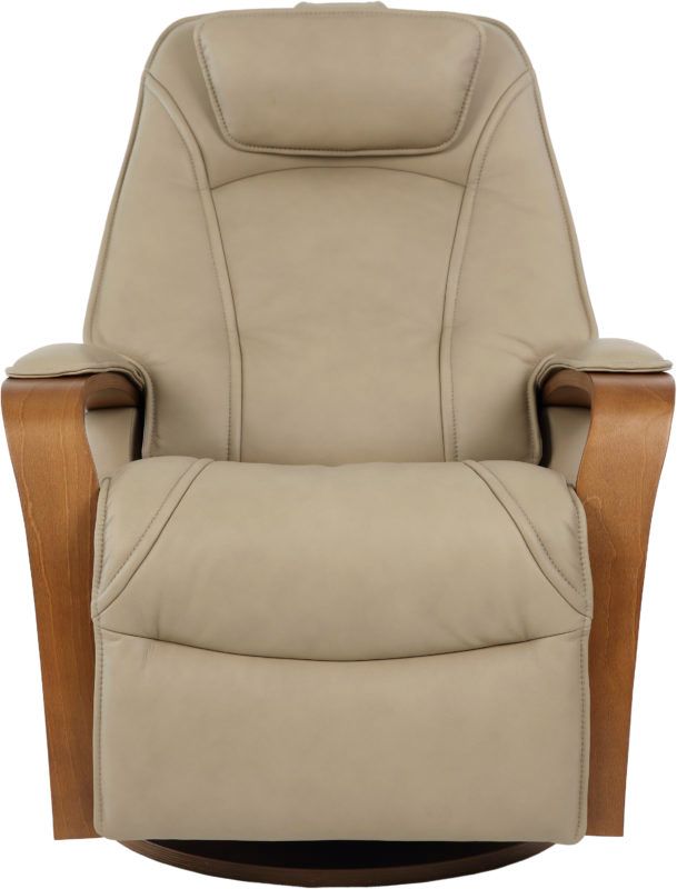 Fjords® Relax Helsinki Tan Large Dual Motion Swivel Recliner-1