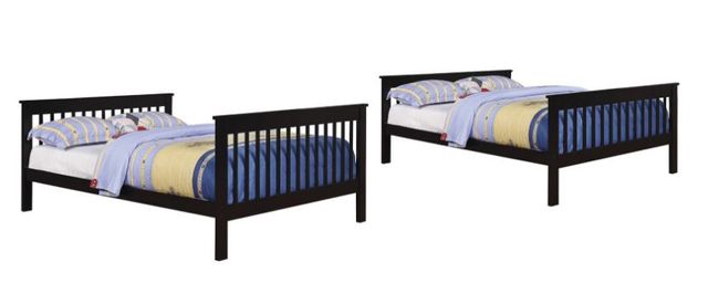 Coaster® Chapman Black Full/Full Youth Bunk Bed-1