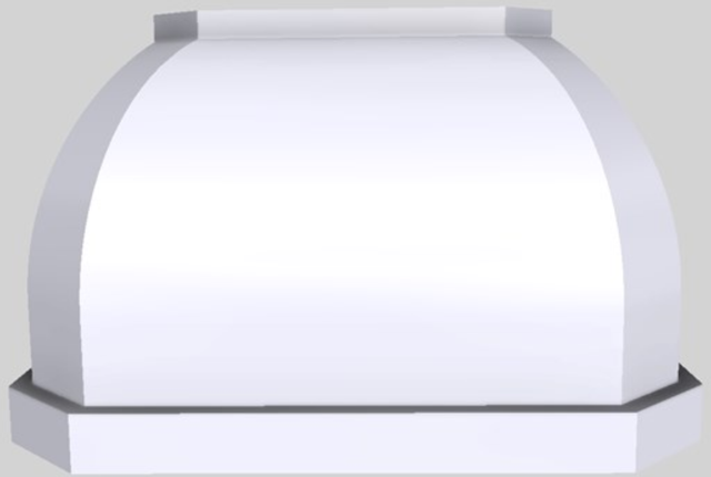 Vent-A-Hood® Designer Series 48" White Wall Mounted Range Hood