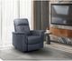 Mazin Furniture Bristow Blue-Grey Power Glider Recliner-3