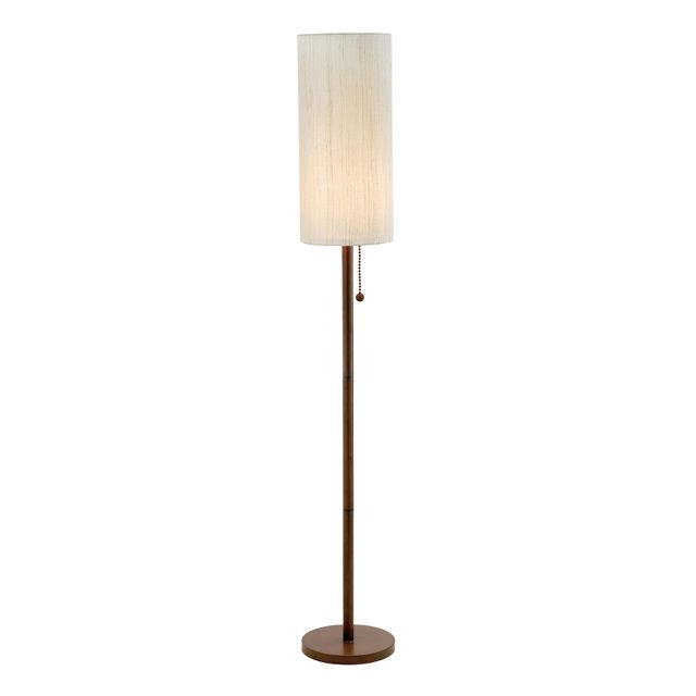 Adesso® Hamptons Walnut Wood Floor Lamp-0
